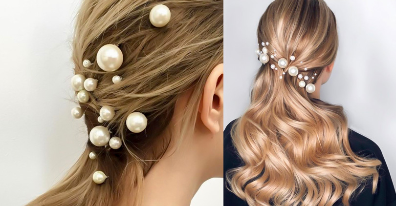 Pin the Pearls(add pearls to your hair)
